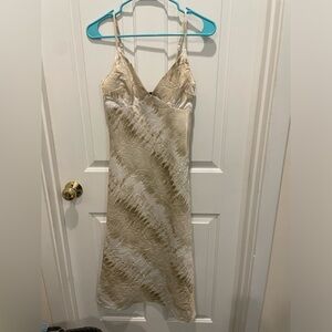 House of Harlow Gold Slip Dress